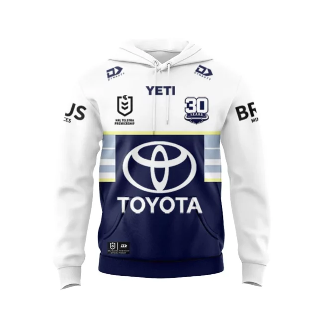 Personalized North Queensland Cowboys 2025 Away Jersey Hoodie T-shirt Polo Singlet
