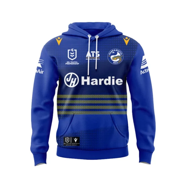 Personalized Parramatta Eels 2025 Home Jersey Hoodie T-shirt Polo Singlet