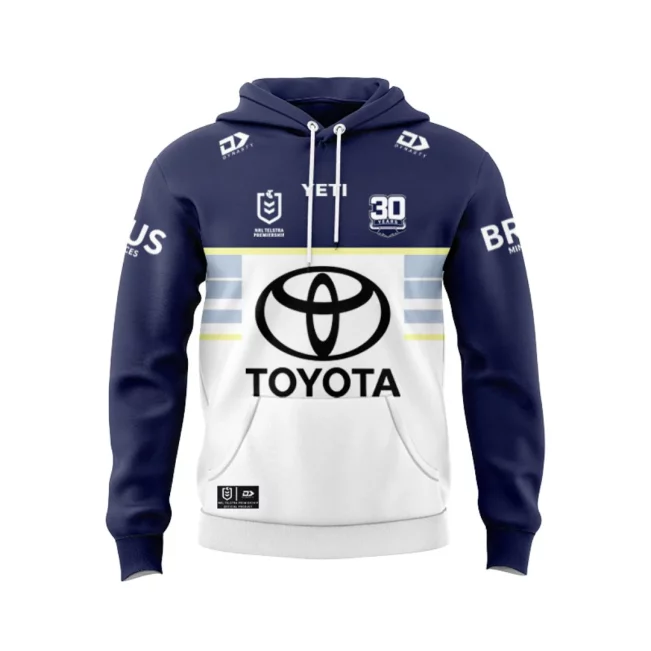 Personalized North Queensland Cowboys 2025 Home Jersey Hoodie T-shirt Polo Singlet