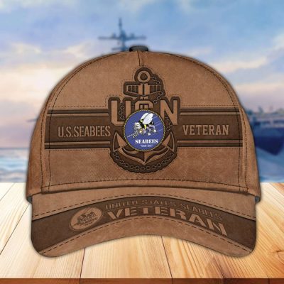 Premium US Veterans Cap, Gifts For US Veterans APHN241211 Seabees