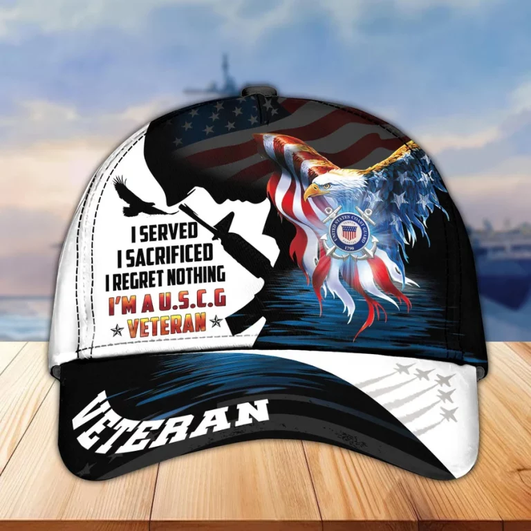 Premium US Veterans Cap BPVC140301 Coast Guard