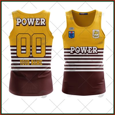 Personalized Brisbane Broncos 1988 ARL/NRL Vintage Retro Heritage Tank Top For Men Women - OldSchoolThings - Personalize Your Own New & Retro Sports Jerseys, Hoodies, T Shirts