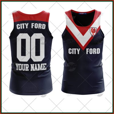 Personalized Sydney Roosters 1976 Vintage NRL / ARL Retro Tank Top For Men Women - OldSchoolThings - Personalize Your Own New & Retro Sports Jerseys, Hoodies, T Shirts