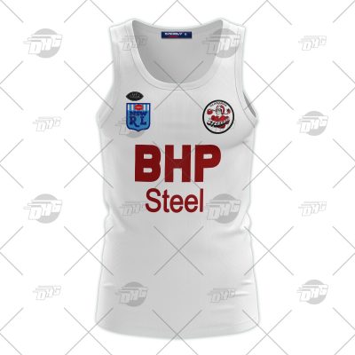 Personalized Illawarra Steelers 1987 ARL/NRL Vintage Retro White Away Tank Top For Men Women - OldSchoolThings - Personalize Your Own New & Retro Sports Jerseys, Hoodies, T Shirts