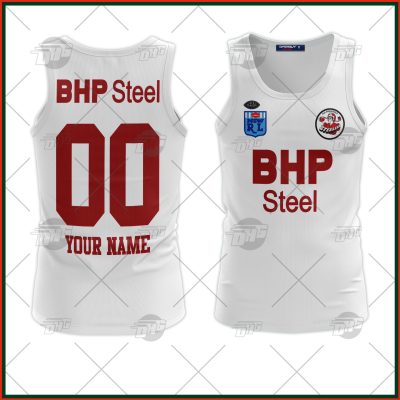 Personalized Illawarra Steelers 1987 ARL/NRL Vintage Retro White Away Tank Top For Men Women - OldSchoolThings - Personalize Your Own New & Retro Sports Jerseys, Hoodies, T Shirts