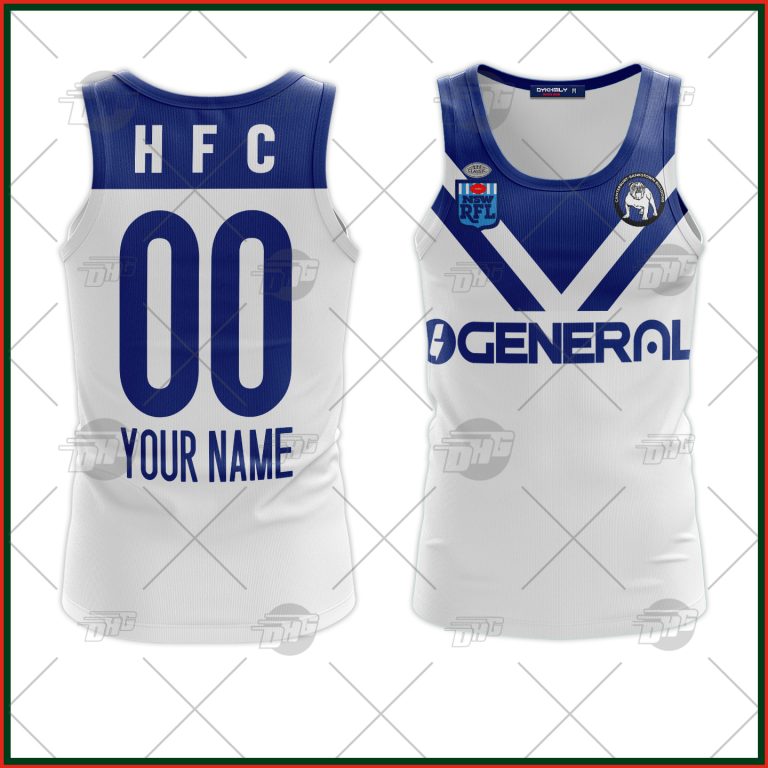 Personalize NRL Canterbury Bankstown Bulldogs 1984 Vintage Retro Tank Top - OldSchoolThings - Personalize Your Own New & Retro Sports Jerseys, Hoodies, T Shirts