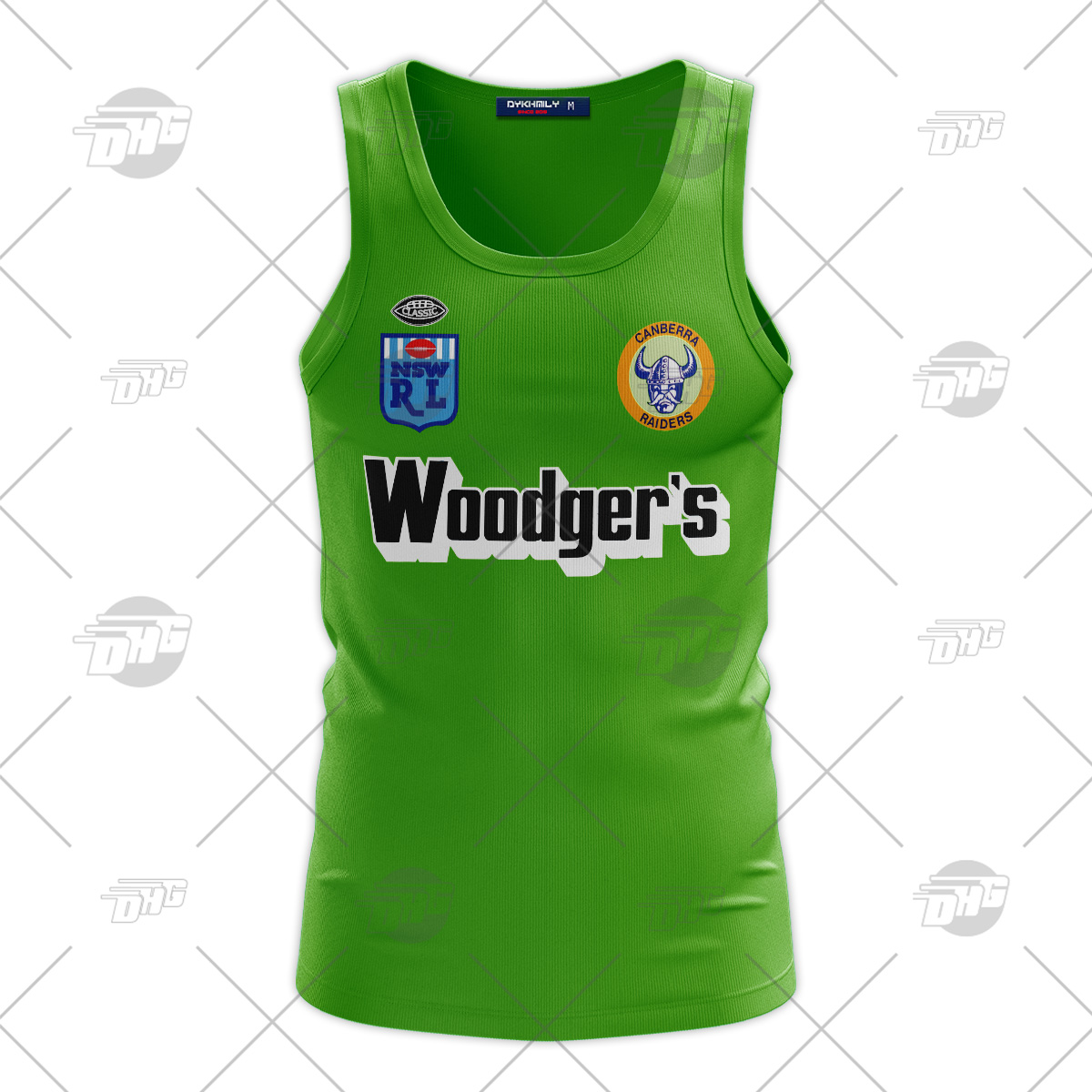Personalized Canberra Raiders 1989 Woodgers ARL/NRL Vintage Retro Heritage Tank Top For Men Women - OldSchoolThings - Personalize Your Own New & Retro Sports Jerseys, Hoodies, T Shirts