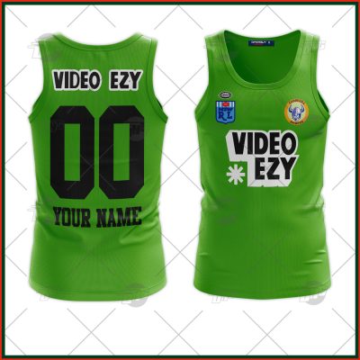 Personalized Canberra Raiders 1990 Video Ezy ARL/NRL Vintage Retro Heritage Tank Top For Men Women - OldSchoolThings - Personalize Your Own New & Retro Sports Jerseys, Hoodies, T Shirts