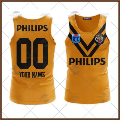 Personalized Balmain Tigers 1989 ARL/NRL Vintage Retro Heritage Tank Top For Men Women - OldSchoolThings - Personalize Your Own New & Retro Sports Jerseys, Hoodies, T Shirts