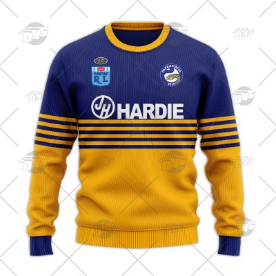 Personalized Parramatta Eels 1986 ARL/NRL Vintage Retro Wool Ugly Sweater For Men Women - OldSchoolThings - Personalize Your Own New & Retro Sports Jerseys, Hoodies, T Shirts