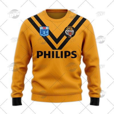 Personalized Balmain Tigers 1989 ARL/NRL Vintage Retro Heritage Wool Ugly Sweater For Men Women - OldSchoolThings - Personalize Your Own New & Retro Sports Jerseys, Hoodies, T Shirts