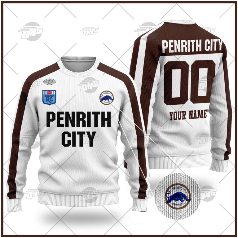 Personalized 1988 Penrith Panthers Vintage Retro Wool Ugly Sweater For Men Women - OldSchoolThings - Personalize Your Own New & Retro Sports Jerseys, Hoodies, T Shirts