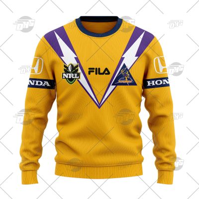 Personalized Vintage NRL Melbourne Storm 1999 Away Wool Ugly Sweater For Men Women - OldSchoolThings - Personalize Your Own New & Retro Sports Jerseys, Hoodies, T Shirts