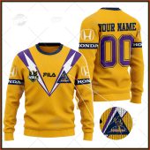 Personalized Vintage NRL Melbourne Storm 1999 Away Wool Ugly Sweater For Men Women -Soulcals - Personalize Your Own New & Retro Sports Jerseys, Hoodies, T Shirts