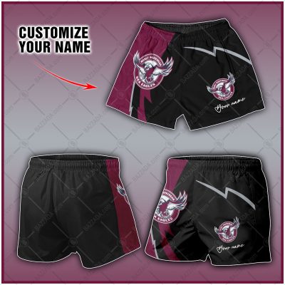 Personalize Men Short Supporter NRL Short NRLST01_007