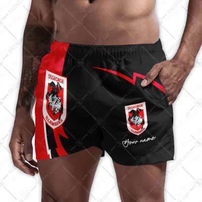 Personalize Men Short Supporter NRL Short NRLST01_015