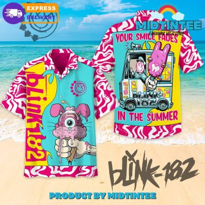 Blink 182 Your Smile Fades In The Summer Hawaiian Shirt