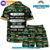 Boston Celtics Team Pattern Vintage Combo Hawaiian Set - demo10