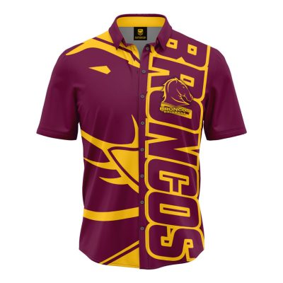 Brisbane Broncos Mens 'Showtime' Party Shirt