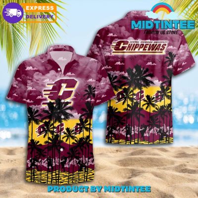 Central Michigan Chippewas Hawaiian Shirt Trending Summer