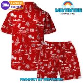 Chicago Bulls Team Beach Vibes Pattern Combo Hawaiian Set - demo10