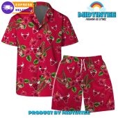 Chicago Bulls Team Hawaiian Set Floral Pattern - demo10