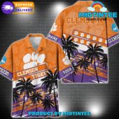 Clemson Tigers Ncaa Pattern Personalized Hawaiian Set - demo10