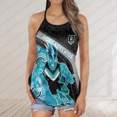 Port Adelaide Power Women's Criss Cross Tanktop ? Bold & Sporty