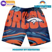 Denver Broncos Oil Painting Art Print Hawaiian Shirt And Short - demo10