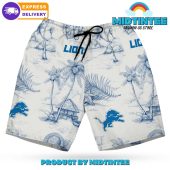 Detroit Lions Sunny Beach Hawaiian Shirt And Short - demo10