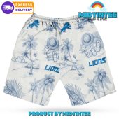 Detroit Lions Sunny Beach Hawaiian Shirt And Short - demo10