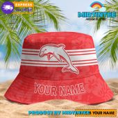 Dolphins NRL Summer Personalized Bucket Hat - Midtintee