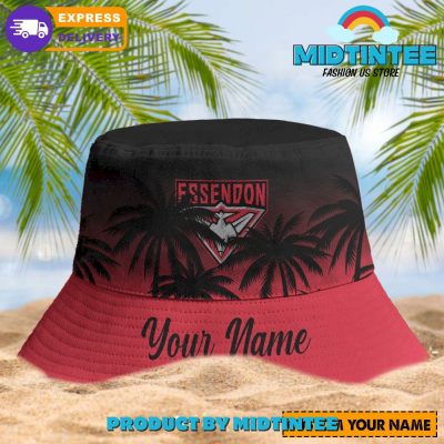 Essendon Bombers AFL Personalized Bucket Hat - Midtintee Essendon Bombers AFL Personalized Bucket Hat - Midtintee