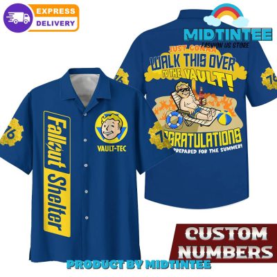 Fallout Shelter Just Gonna Walk This Over Hawaiian Shirt