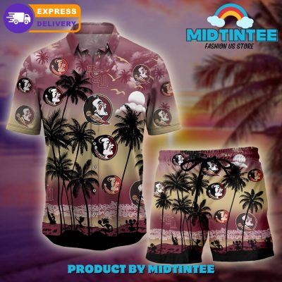Florida State Seminoles Logo Combo Hawaiian Shirt, Shorts