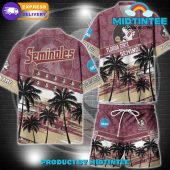 Florida State Seminoles Ncaa Pattern Personalized Hawaiian Set - demo10