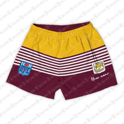Personalize Men Short Supporter NRL Vintage Heritage NRLVTG012