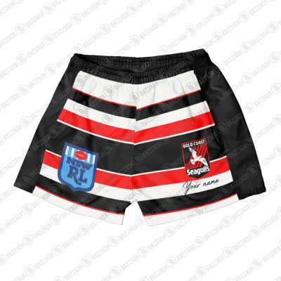 Personalize Men Short Supporter NRL Vintage Heritage NRLVTG037