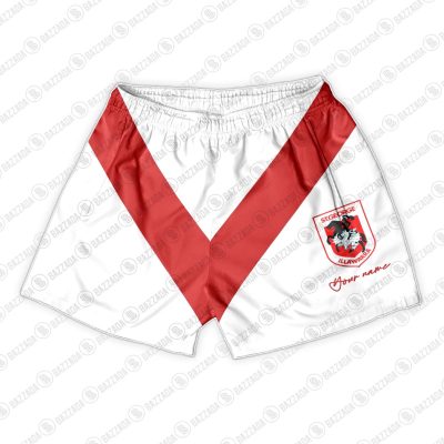 Personalize Men Short Supporter SuperLeague Vintage Heritage SL031