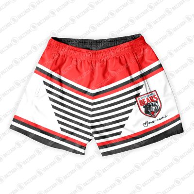 Personalize Men Short Supporter SuperLeague Vintage Heritage SL022
