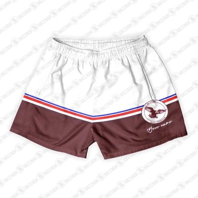 Personalize Men Short Supporter SuperLeague Vintage Heritage SL020