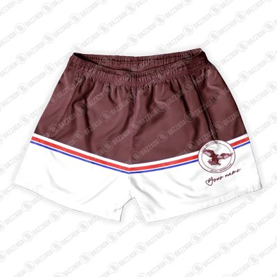 Personalize Men Short Supporter SuperLeague Vintage Heritage SL019