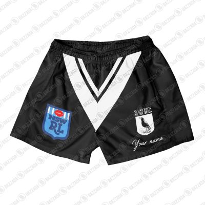 Personalize Men Short Supporter NRL Vintage Heritage NRLVTG029
