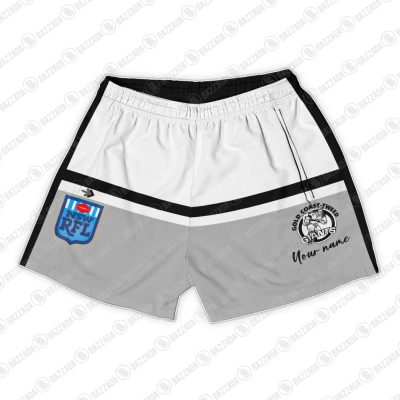 Personalize Men Short Supporter NRL Vintage Heritage NRLVTG006