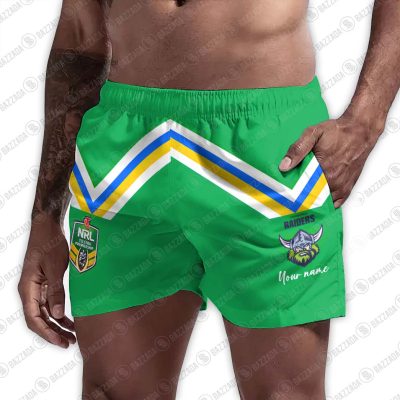 Personalize Men Short Supporter NRL Short Vintage Heritage NRL_OBL_005