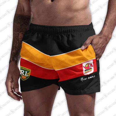 Personalize Men Short Supporter NRL Vintage Heritage NRLVTG036