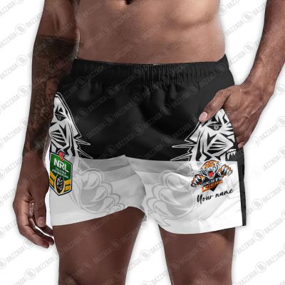 Personalize Men Short Supporter NRL Short Vintage Heritage NRL_OBL_036