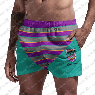 Personalize Men Short Supporter SuperLeague Vintage Heritage SL017