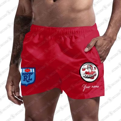Personalize Men Short Supporter NRL Vintage Heritage NRLVTG024
