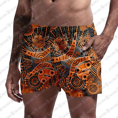 Personalize Men Short Supporter AFL NAIDOC AFLNAIDOC015